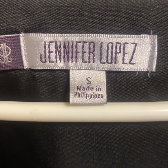 Jennifer Lopez Small Midi Black Dress V Neck - Picture 2 of 8